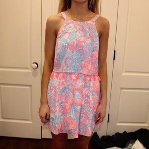 Lilly Pulitzer skirt set with tassels